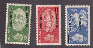 Bahrain Scott #'s 78 - 80 Set VF mint OG never hinged cv $ 126 ! see pic !