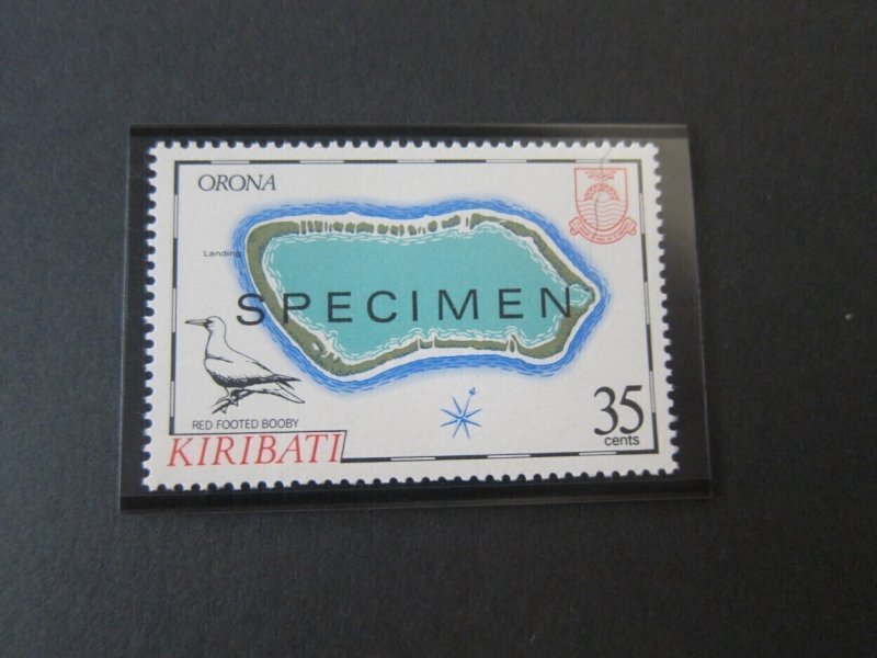 Kiribati 1986 Sc 477 SPECIMEN Bird set MNH