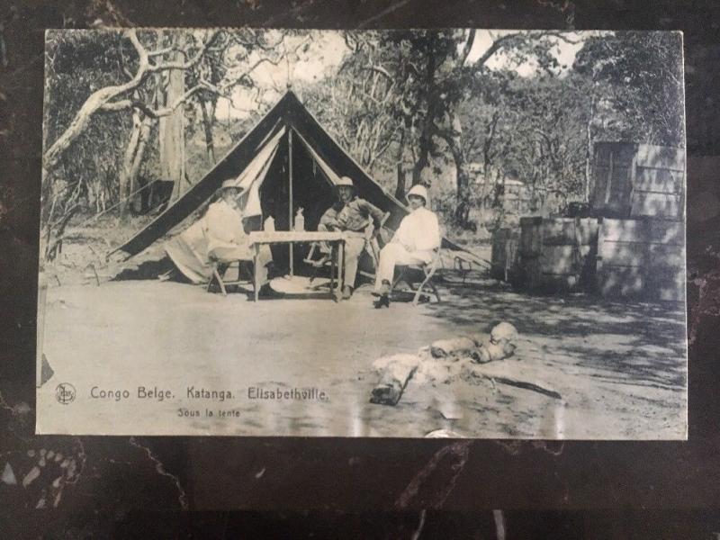 1910 Belgian Congo Real Picture Postcard Cover RPPC Katanga To South Wales UK