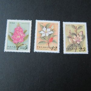 Taiwan Stamp SPECIMEN Sc 3431-3433 Scented Flowers MNH
