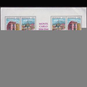 MONACO 1993 - Scott# 1862a S/S Europa NH creases