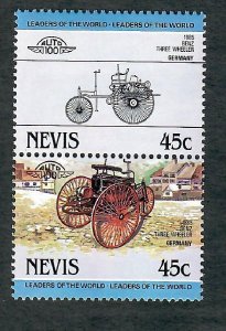 Nevis #298 Classic Cars MNH pair