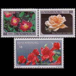 LUXEMBOURG 1997 - Scott# 962-4 Rose Soc. Set of 3 NH