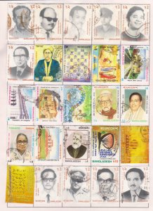 COLLECTION OF BANGLADESH STAMPS - 400V - USED ALL DIFFERENT!!!