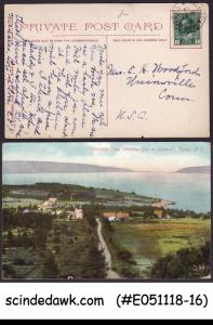 CANADA - 1913 SMITH COVE PICTURE POSTCARD TO USA WITH KGV STAMP