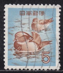 Japan 611 Mandarin Ducks 1955