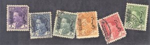 IRAQ SC# Q272-78 USED  1934-38 ROYALTY