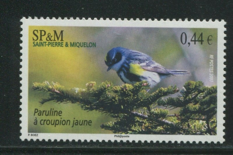 Saint-Pierre & Miquelon 2007 Sc 840 Birds Warbler