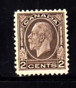 CANADA #196  2  CENT KING GEORGE V MEDALLION ISSUE   USED   a