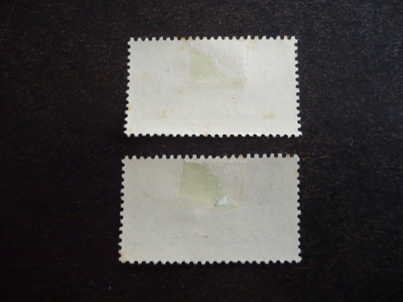 Stamps - Syria - Scott# 405-406 - Mint Hinged Set of 2 Stamps