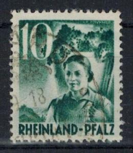 Germany - French Occupation - Rhine Palatinate - Scott 6N34