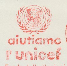 Meter cut Italy 1982 UNICEF