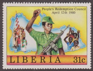 Liberia 883 People’s Redemption Council 1981