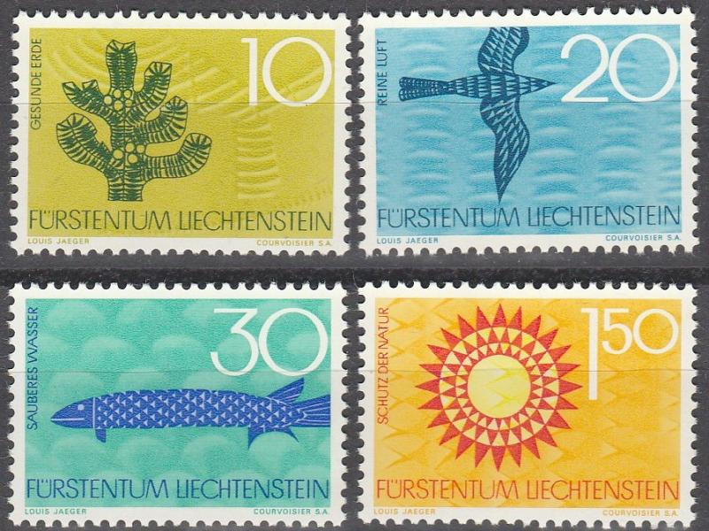 Liechtenstein #406-9 MNH VF  (SU1828)