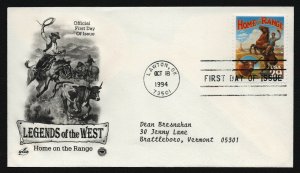 #2869a 29c Home on the Range, Art Craft-PCS-Add FDC **ANY 5=FREE SHIPPING**