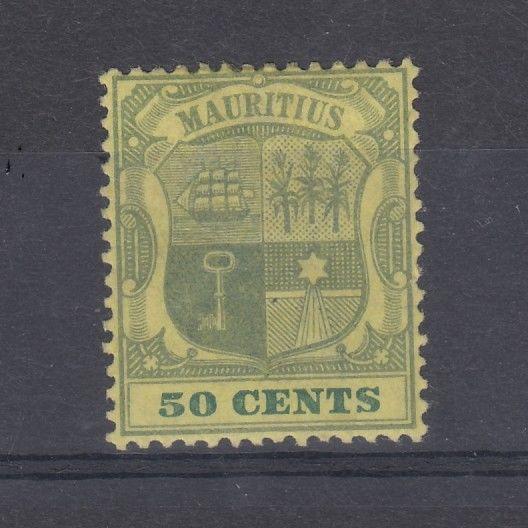 Mauritius 1900 50c SG152 Mint On Card J1309