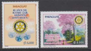 Paraguay 2863-2864 MNH VF