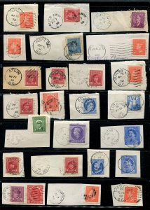 British Columbia Town Cancel Lot of 195