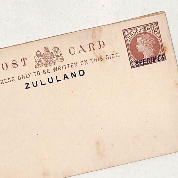 I71 QV, Zululand, Specimen - Postal Stationery