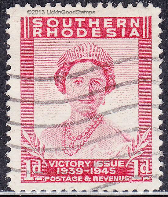 Southern Rhodesia 67 USED 1947 Victory Issue