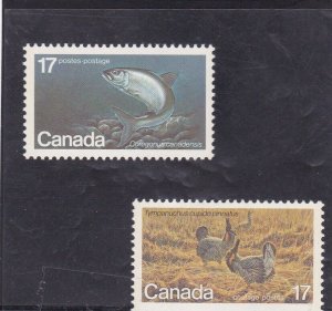 CANADA  SET  ENDANGERED WILDLIFE  # 853 - # 854      MNH (**)