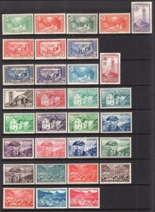 Andorra Andorre 1932-1970 Selection of 55 Better Mint Stamps High CV