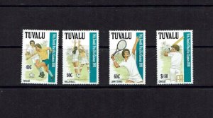 Tuvalu: 1991, North, South Pacific Games,  MNH set