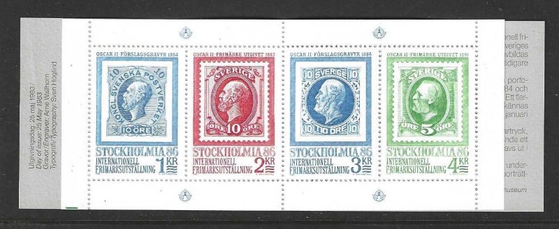 Sweden 1465 Bklt Complete MNH SCV:$5.50