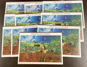 3506 Great Plains Prairie Lot of 10 sheets MNH 34 c FV $34