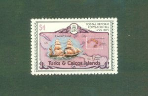 TURKS _ CAICOS 395 MH BIN $0.50