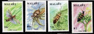 Malawi #590-3 MNH cpl insects
