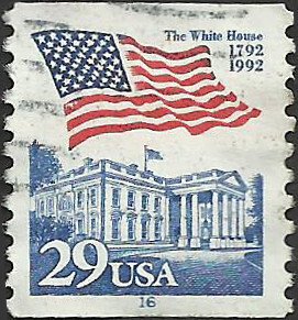 P.N.C. 16  # 2609 USED FLAG OVER WHITE HOUSE    