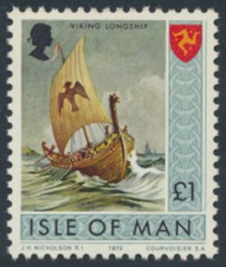 Isle of Man GB  SC# 27  SG 33 1973 Definitive  MNH  see details & scan