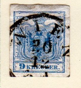 Austria, Sc 5, Used, 1850, Vienna (Wien) cancel