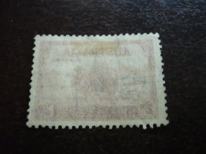 Stamps - Australia - Scott# 147a - Used Part Set of 1 Stamp