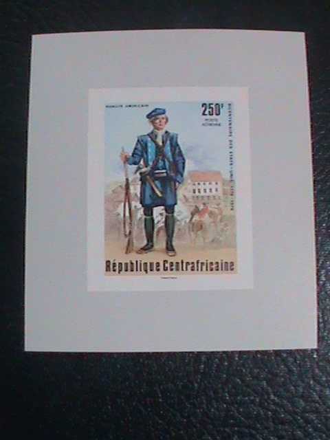 ​CENTRAL AFRICAN STAMP:1976-SC#C144 BI-CENTENARY OF AMERICAN REVOLUTION S/S #2