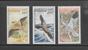 BIRDS - MAURITANIA #C29-31  MNH