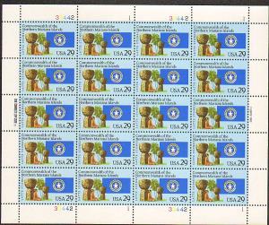 US #2804 Mint Sheet Commonwealth North Mariana Islands 