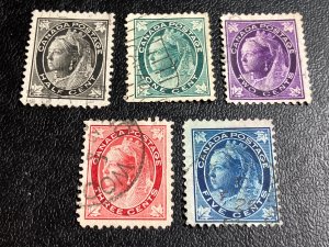 Canada Scott 66-70 Used