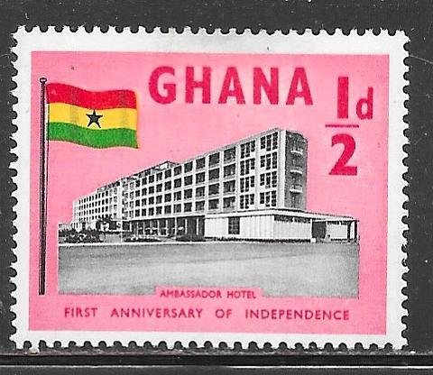 Ghana 17: 1/2d Ambassador Hotel, Accra, MH, F-VF