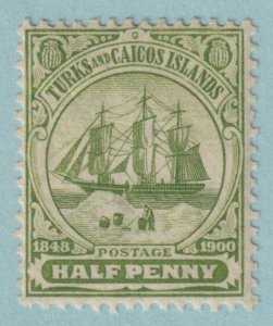 TURKS & CAICOS ISLANDS 10  MINT HINGED OG * NO FAULTS VERY FINE! - NGH