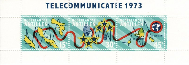 Netherlands Antilles 1973 Submarine Telecoms. Link, Miniature Sheet [Mint]