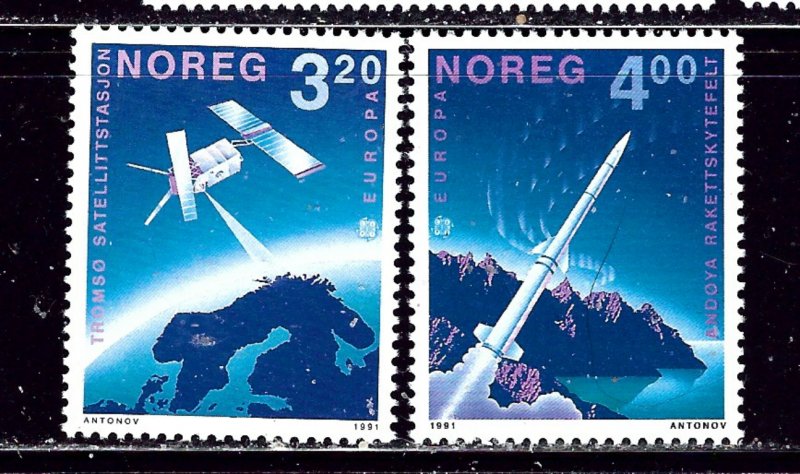 Norway 989-90 MNH 1991 Europa