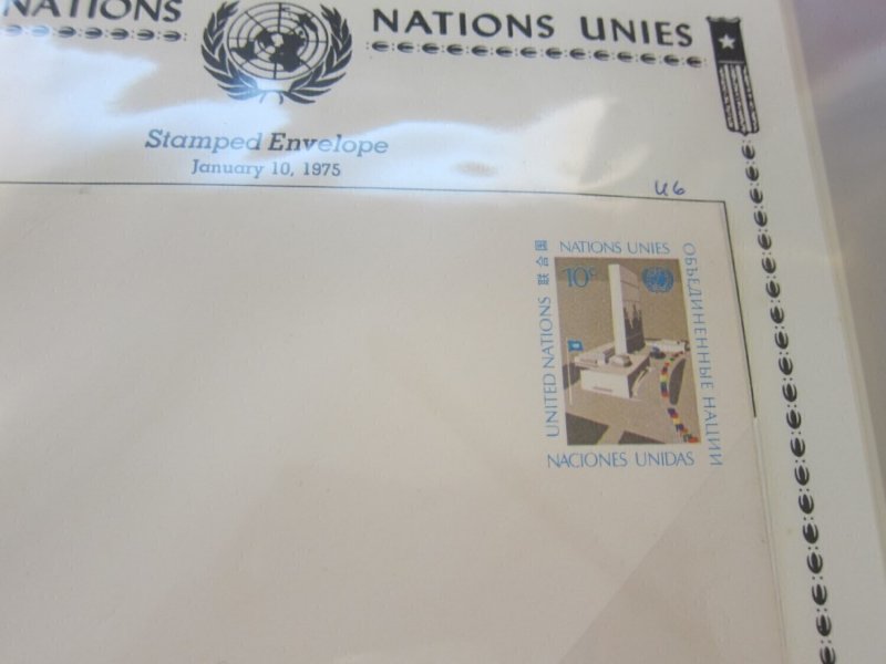United Nations Postal Stationey u6,uc11