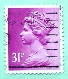 United Kingdom MH142, 31p Machin Definitive, used single VF