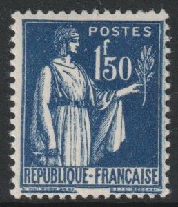 France Scott 282 - SG514, 1932 Peace 1f50 MH*