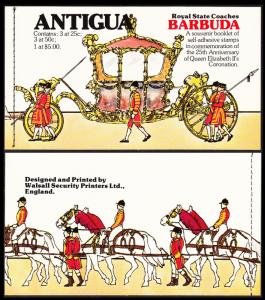 Barbuda 25th Anniversary of Coronation Booklet SG#SB2