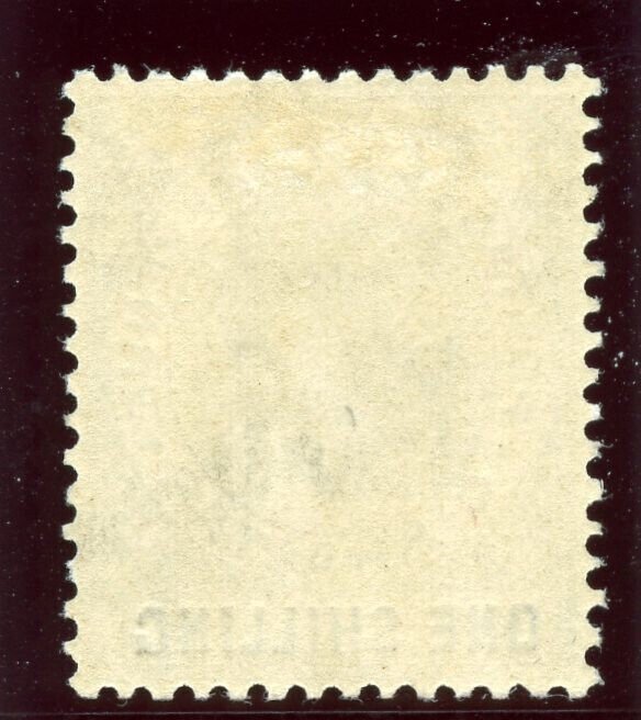 Gibraltar 1929 KGV 1s sage-green & black MLH. SG 102. Sc 84.