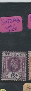 ST LUCIA (P2602BB)  KE   6D  SG 72AB     VFU 