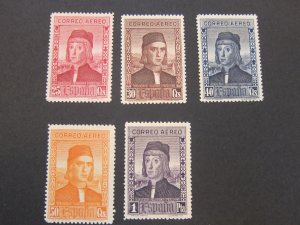 Spain 1930 Sc C36-40 MH